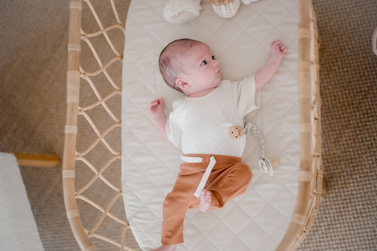 Bambella Waterproof Bassinet Sheet | Oat