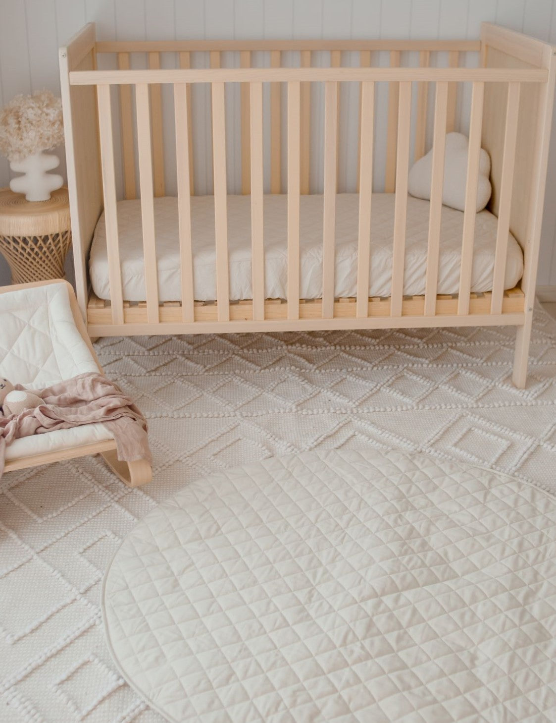 Bambella Designs Padded Waterproof Play Mat | Oat