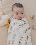 Bambella Bamboo Cotton Muslin Swaddle Wrap - Oakwood Farm