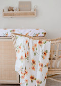 Bambella Bamboo Cotton Muslin Swaddle Wrap - Sunny Days