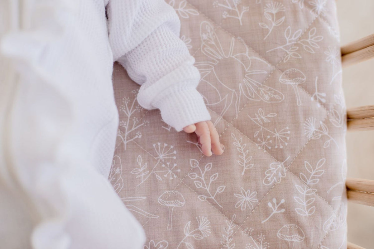 Bambella Waterproof Bassinet Sheet | Bee Kind