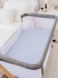 Bambella Co-Sleeper Fitted Waterproof Sheet | Sky Blue