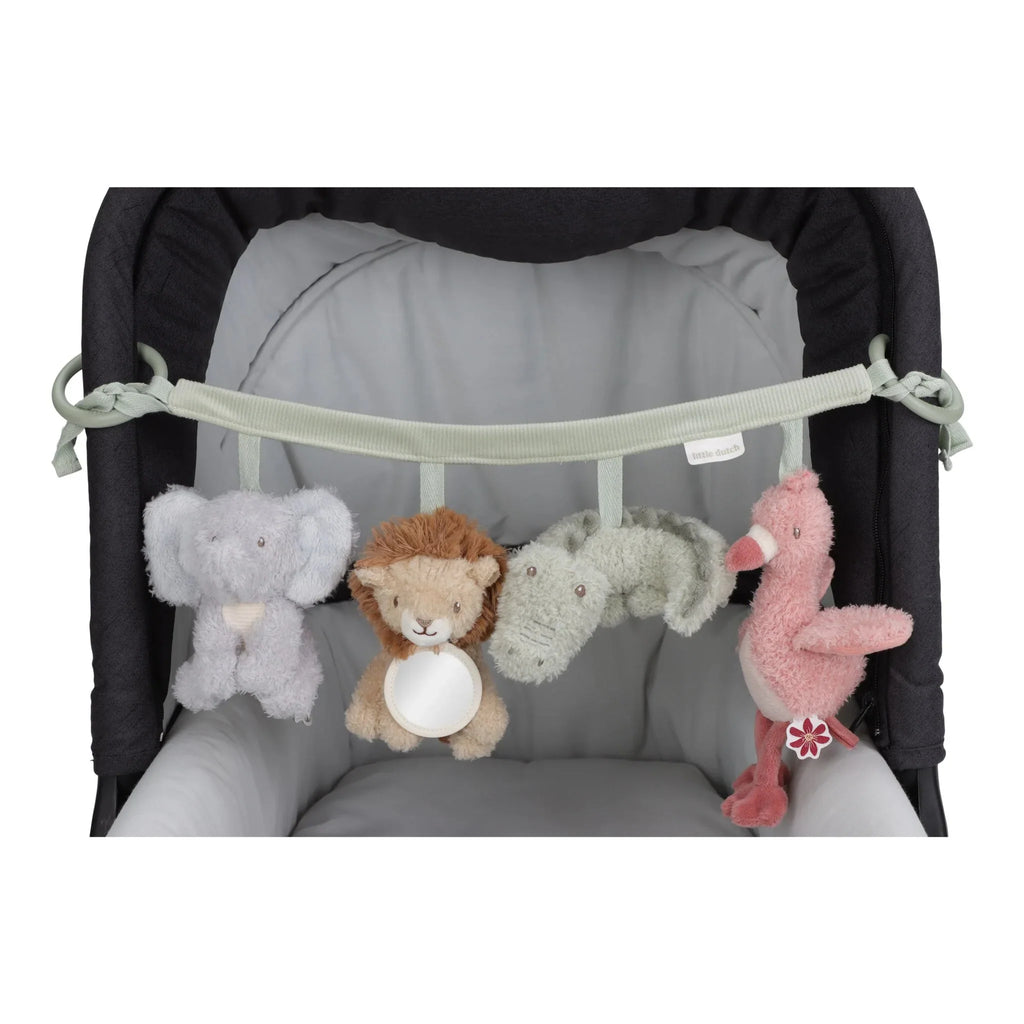 Little Dutch Safari Friends Stroller Toy Chain