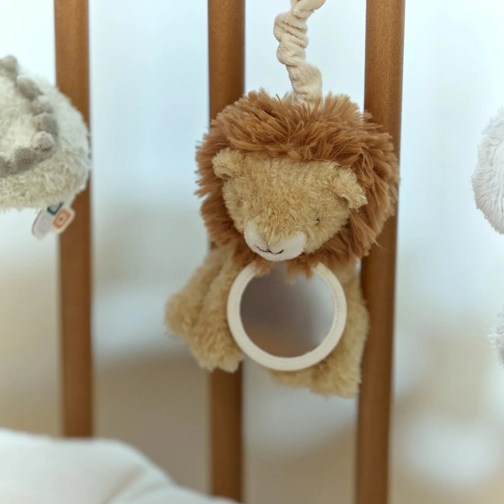 Sage Green Animal Activity Spiral with Soft Hanging Baby Toys