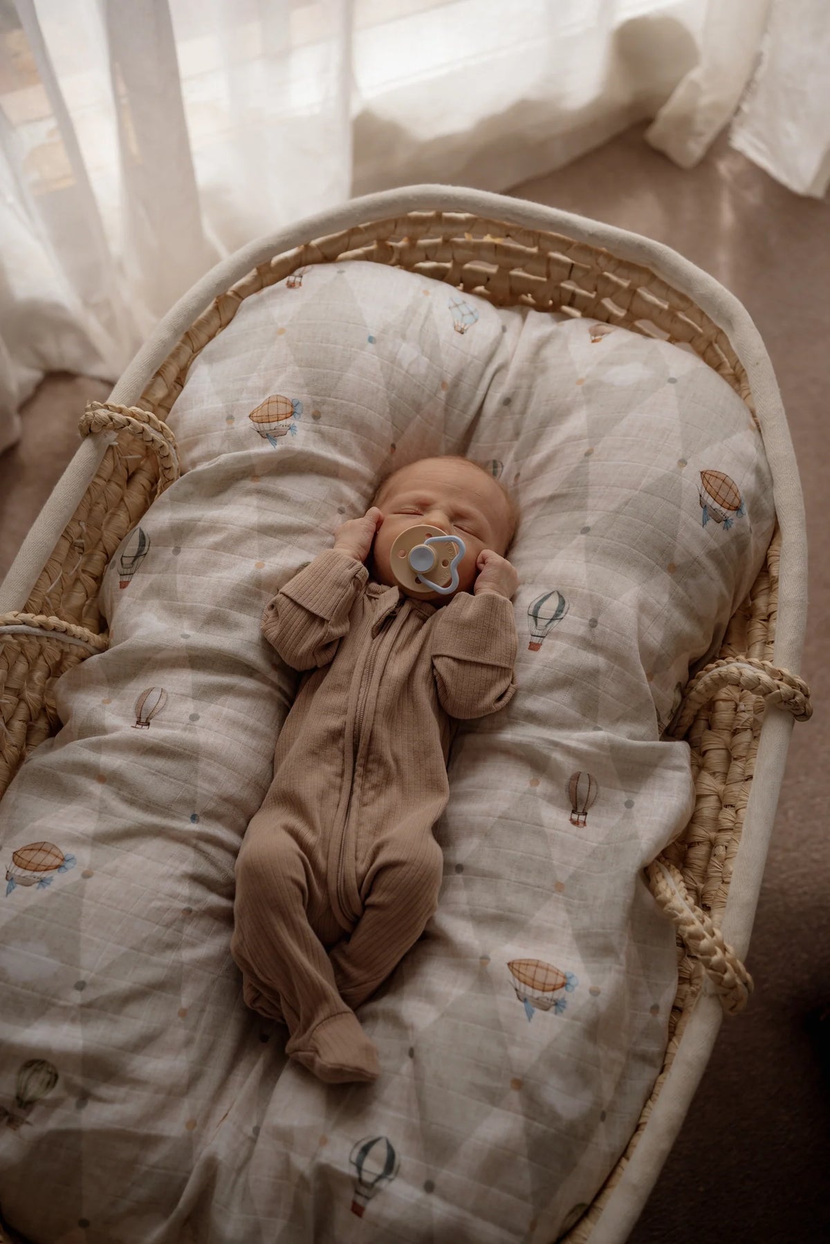 Pop Ya Tot Organic Muslin Swaddle - Up & Away