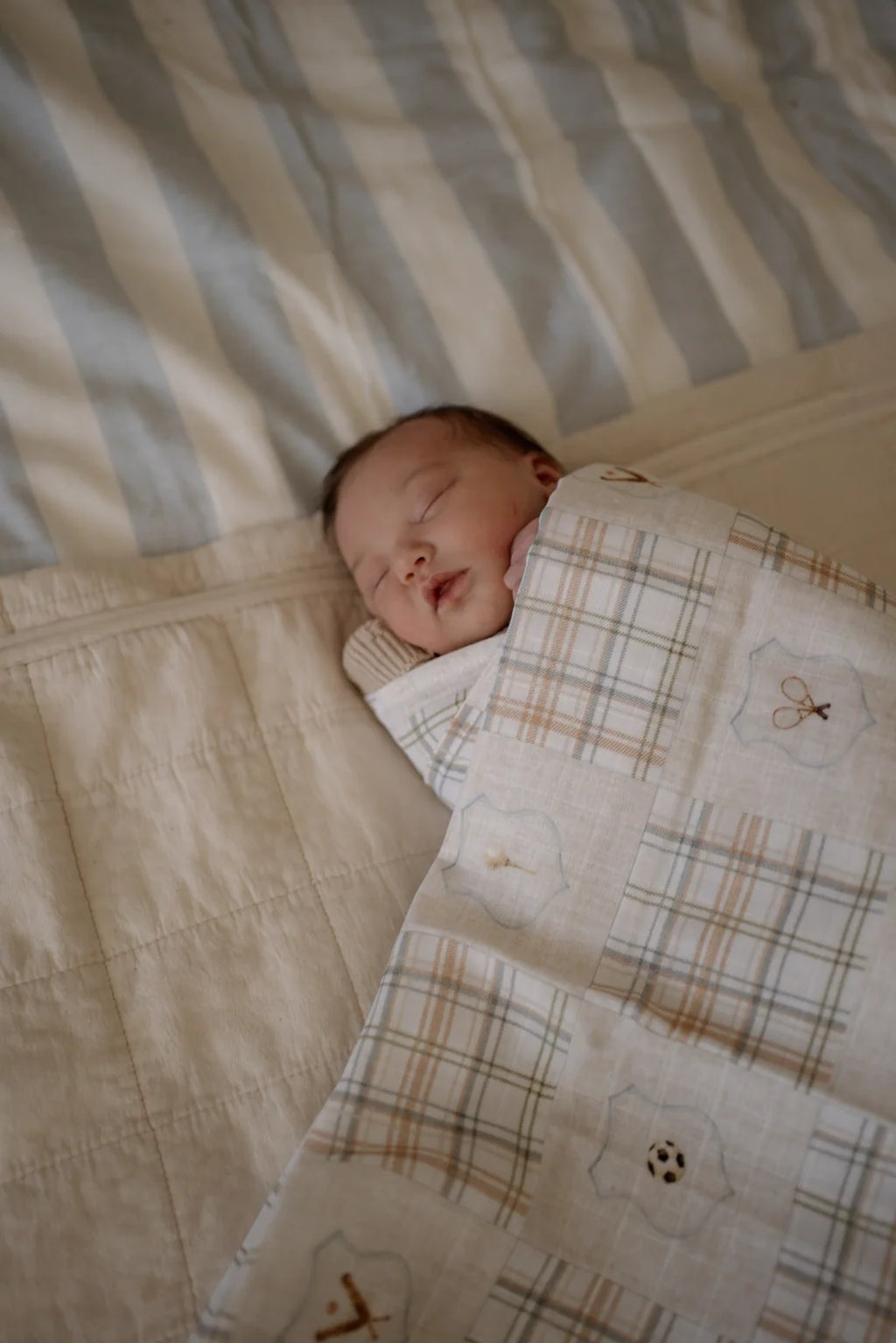 Pop Ya Tot Organic Muslin Swaddle - Old Sport