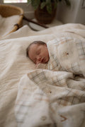 Pop Ya Tot Organic Muslin Swaddle - Old Sport