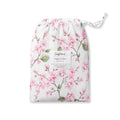 Snuggle Hunny Organic Fitted Jersey Cotton Cot Sheet - Cherry Blossom