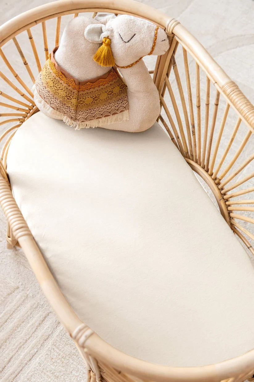 Kiin Organic Bamboo Cotton Change Pad & Bassinet Sheet - Ivory